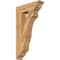Ekena Millwork Balboa Traditional Rough Sawn Bracket, Western Red Cedar, 4"W x 16"D x 28"H BKT04X16X28BOA01RWR - alternate 1